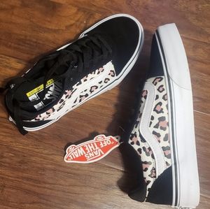 Vans, Leopard, Womens Size 6.5
